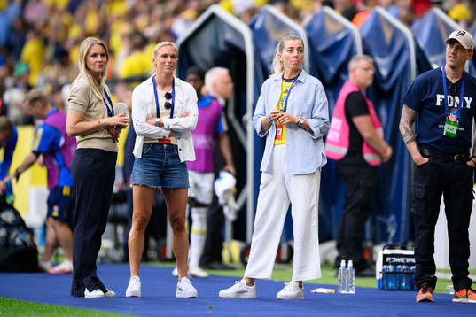Jonna Andersson and Linda Sembrant of the Swedish women's