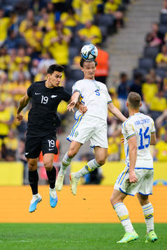 Max Mata of New Zealand and Hjalmar Ekdal of Sweden