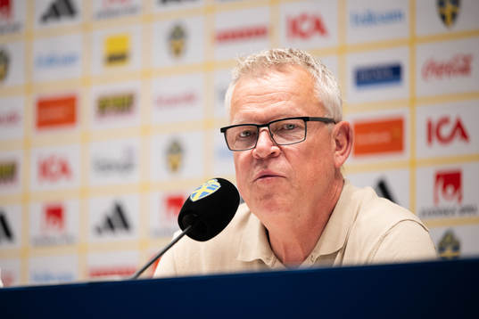 Head coach Janne Andersson of Sweden
