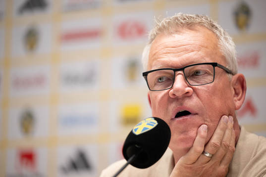 Head coach Janne Andersson of Sweden