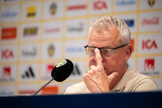 Head coach Janne Andersson of Sweden