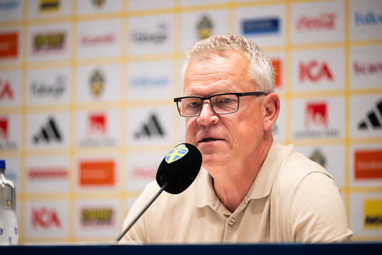 Head coach Janne Andersson of Sweden