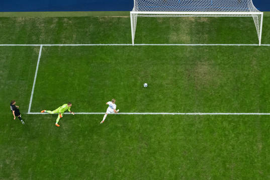 Callum Mccowatt of New Zealand scores 0-1