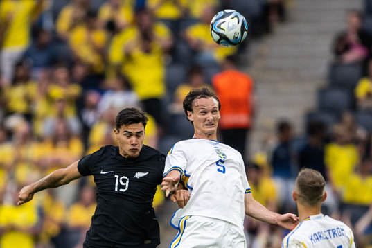 Max Mata of New Zealand and Hjalmar Ekdal of Sweden