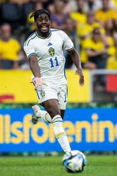 Anthony Elanga of Sweden