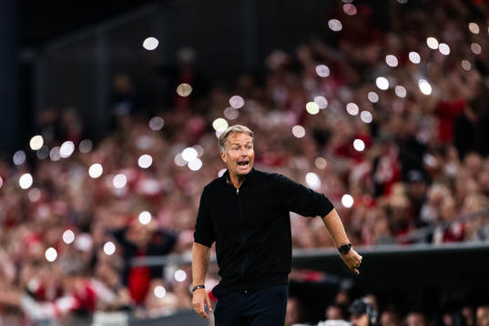 Head coach Kasper Hjulmand of Denmark