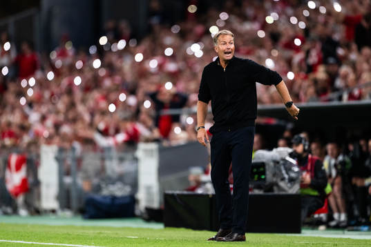 Head coach Kasper Hjulmand of Denmark