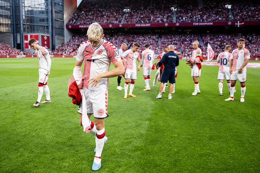 Rasmus Højlund of Denmark