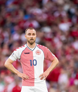 Christian Eriksen of Denmark