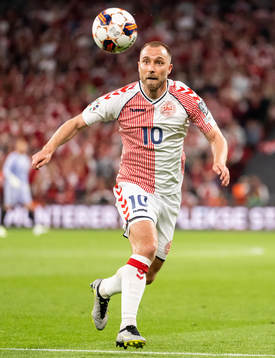 Christian Eriksen of Denmark