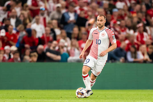 Christian Eriksen of Denmark