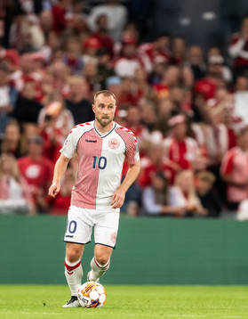 Christian Eriksen of Denmark