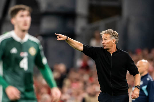 Head coach Kasper Hjulmand of Denmark