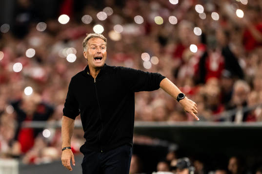 Head coach Kasper Hjulmand of Denmark