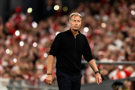 Head coach Kasper Hjulmand of Denmark