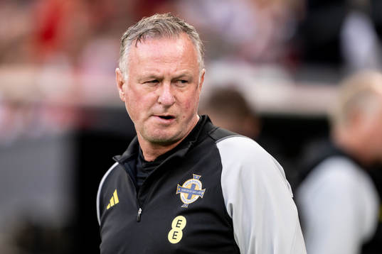Head coach Michael O'Neill of Northern Ireland
