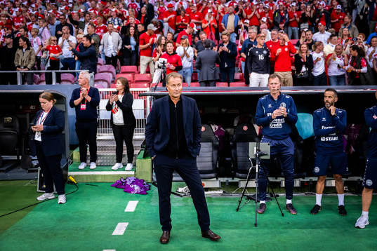 Head coach Kasper Hjulmand of Denmark