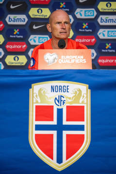 Ståle Solbakken, head coach of the Norwegian national