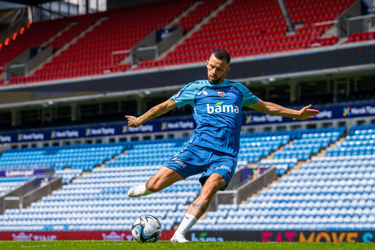 Kristoffer Velde of the Norwegian national football team