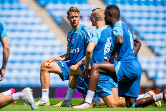 Kristoffer Ajer of the Norwegian national football team