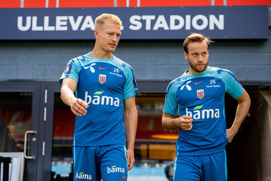 Andreas Hanche-Olsen and Bård Finne of the Norwegian