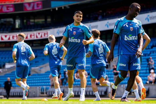 Mohamed Elyounoussi of the Norwegian national football team