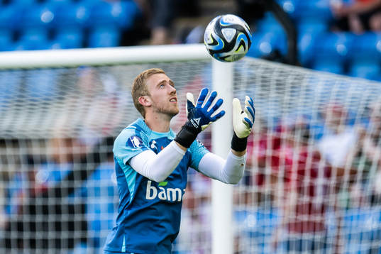 goalkeeper Mathias Dyngeland of Norway
