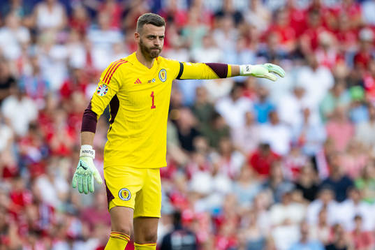 goalkeeper Angus Gunn of Scotland