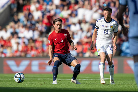 Patrick Berg of Norway and Ryan Christie of Scotland
