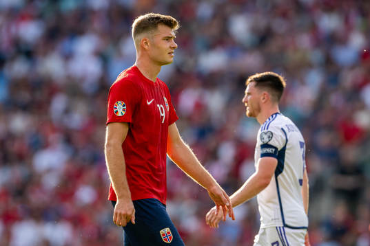 Alexander Sørloth of Norway