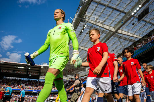 Goalkeeper Ørjan Håskjold Nyland of Norway