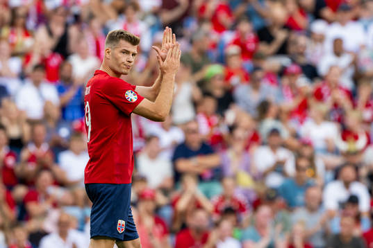 Alexander Sørloth of Norway