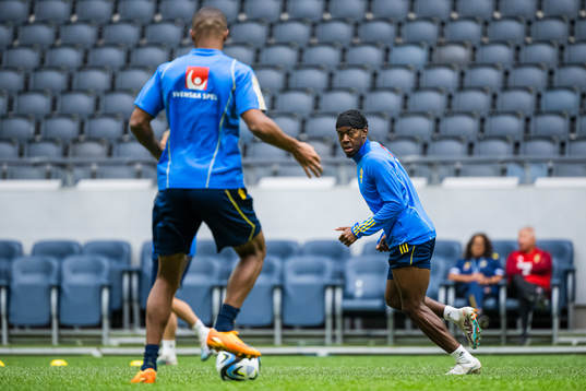 Anthony Elanga of the Swedish national football team
