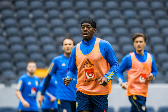 Anthony Elanga of the Swedish national football team
