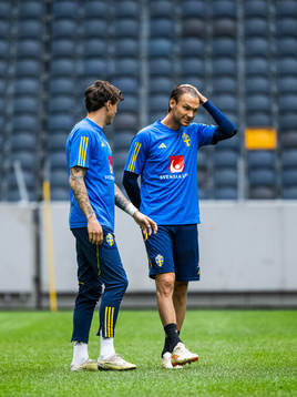 Albin Ekdal of the Swedish national football team