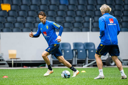 Albin Ekdal of the Swedish national football team
