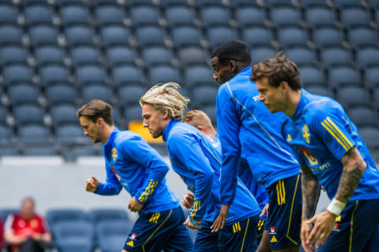 Emil Forsberg of the Swedish national football team