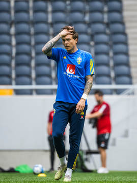 Victor Nilsson Lindelöf of the Swedish national football