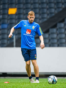 Dejan Kulusevski of the Swedish national football team