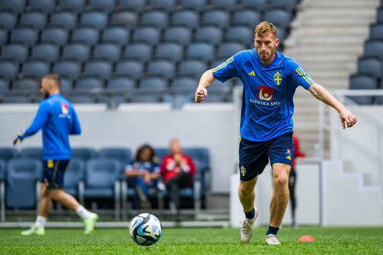 Dejan Kulusevski of the Swedish national football team