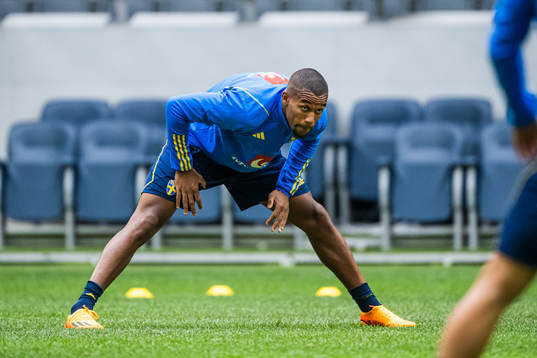Isak Hien of the Swedish national football team