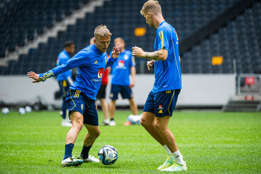 Jesper Karlsson of the Swedish national football team