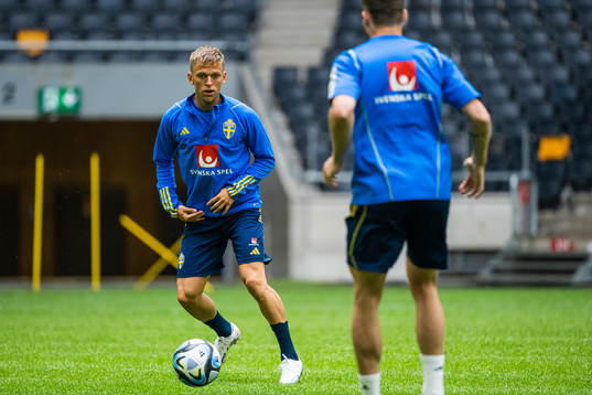 Jesper Karlsson of the Swedish national football team