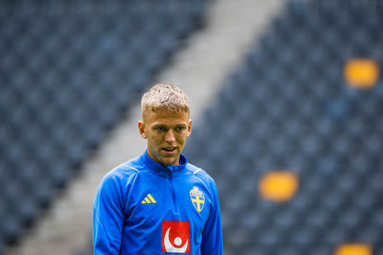 Jesper Karlsson of the Swedish national football team