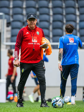Head coach Janne Andersson of the Swedish national football