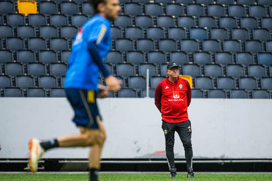 Head coach Janne Andersson of the Swedish national football