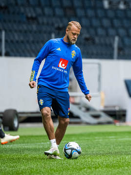 Daniel Sundgren of the Swedish national football team