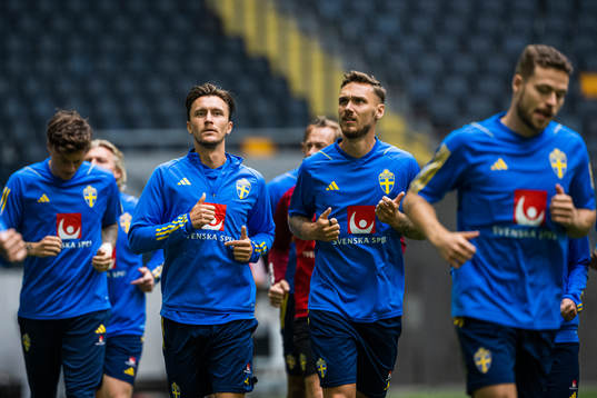 Kristoffer Olsson of the Swedish national football team