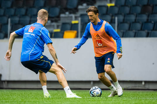 Kristoffer Olsson of the Swedish national football team