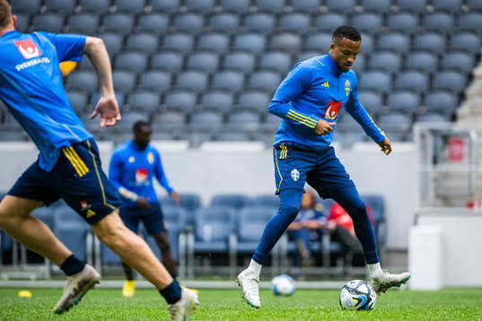 Martin Olsson of the Swedish national football team